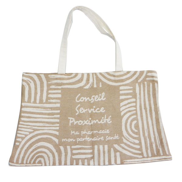 Cabas tissage Jacquard - Carton de 100