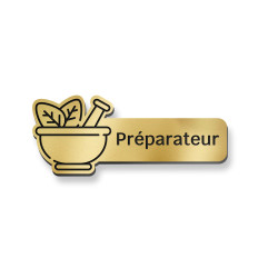 Badge Préparateur...