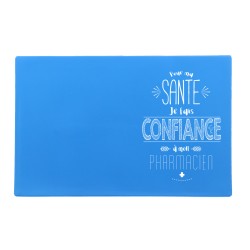 Porte ordonnance 3 poches - PVC Mat