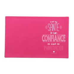 Porte ordonnance 3 poches - PVC Mat