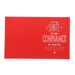 Porte ordonnance 3 poches - PVC Mat