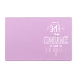 Porte ordonnance PVC Pastel 3 poches 240x155mm