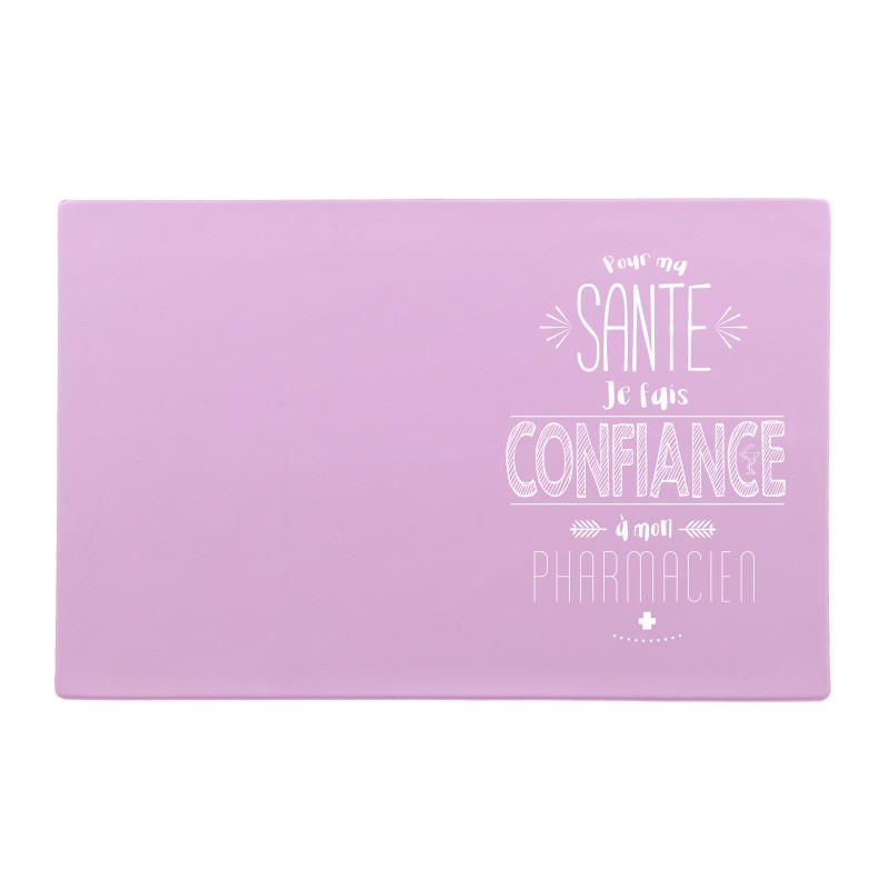 Porte ordonnance PVC Pastel 3 poches 240x155mm