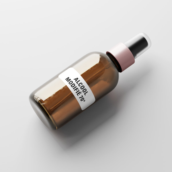 Etiquette de préparation "Alcool modifié 70°" par 720