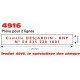 TAMPON TEXTE PRINTY 4916 70*10MM