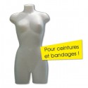 Mannequin - Buste femme en PVC 800 x 500 mm