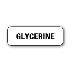 Etiquette pharmacie 35,6x16,9mm "glycerine" par 720