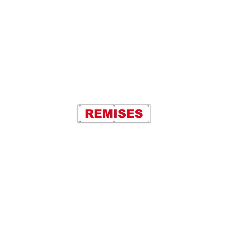 Banderole REMISES (100x25cm)