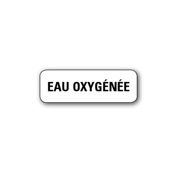 720 ETIQUETTES 38*13MM IMP "EAU OXYGENEE"
