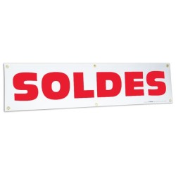 Banderole SOLDES (100x25cm)