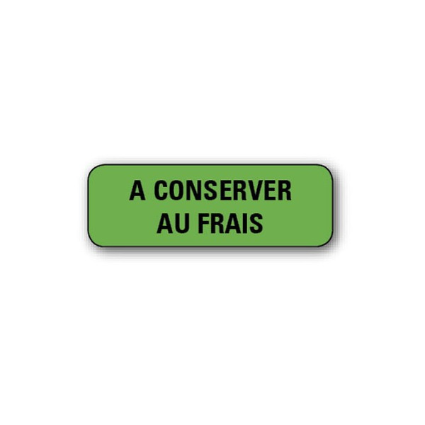 720 ETIQUETTES 38*13MM IMP "A CONSERVER AU FRAIS"