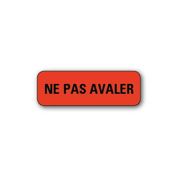 720 ETIQUETTES 38*13MM IMP "NE PAS AVALER"