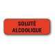 720 ETIQUETTES 38*13MM IMP "SOLUTION ALCOOLIQUE"