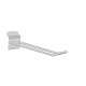 Broche double chromée pour panneaux rainurés L20cm