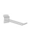 Broche double chromée pour panneaux rainurés L10cm