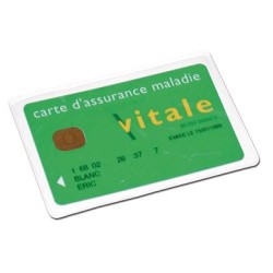 Porte-carte Vitale PVC ECO - 1 poche - Non personnalisé