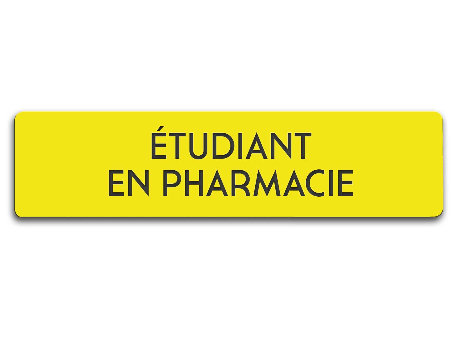 Badge Aimanté Étudiant / Étudiante en Pharmacie Blanc - Achetez-le au  Meilleur Prix