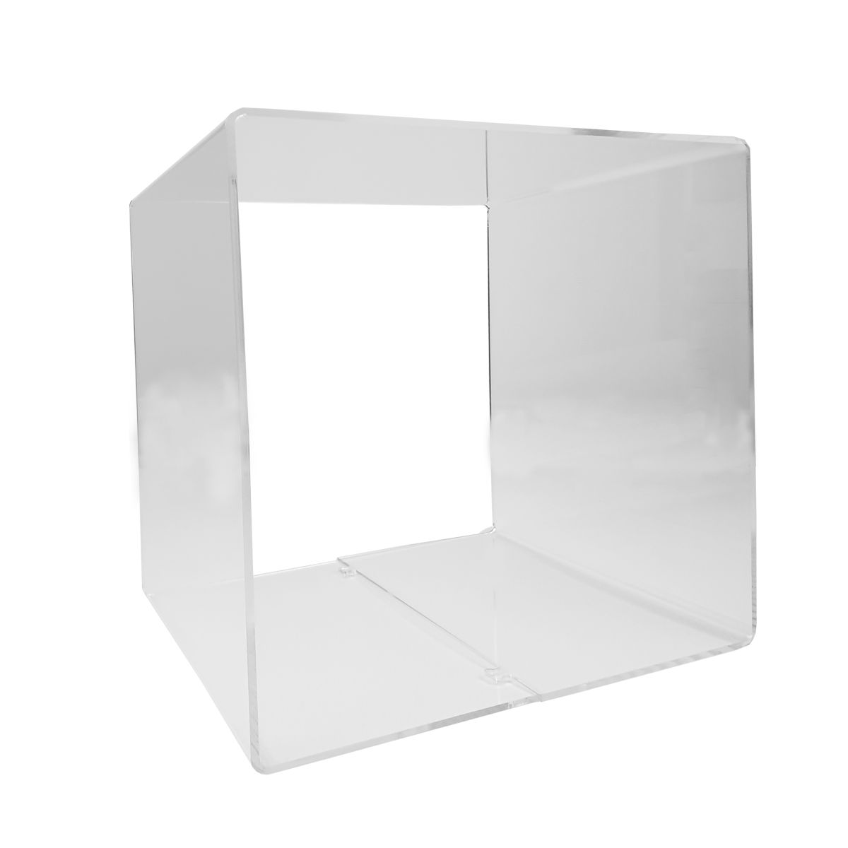 Présentoir cube plexiglas