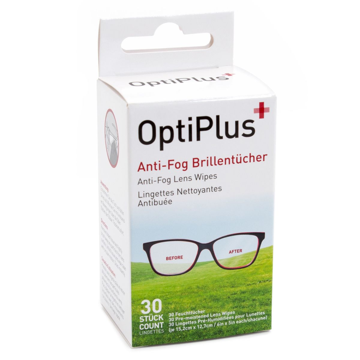 Tissu anti-buée pour lunettes en microfibre NO FOG (10+1)