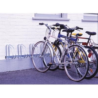 WOLTU Râtelier Vélo pour 5 Vélos, Range Vélo au Sol ou Mural